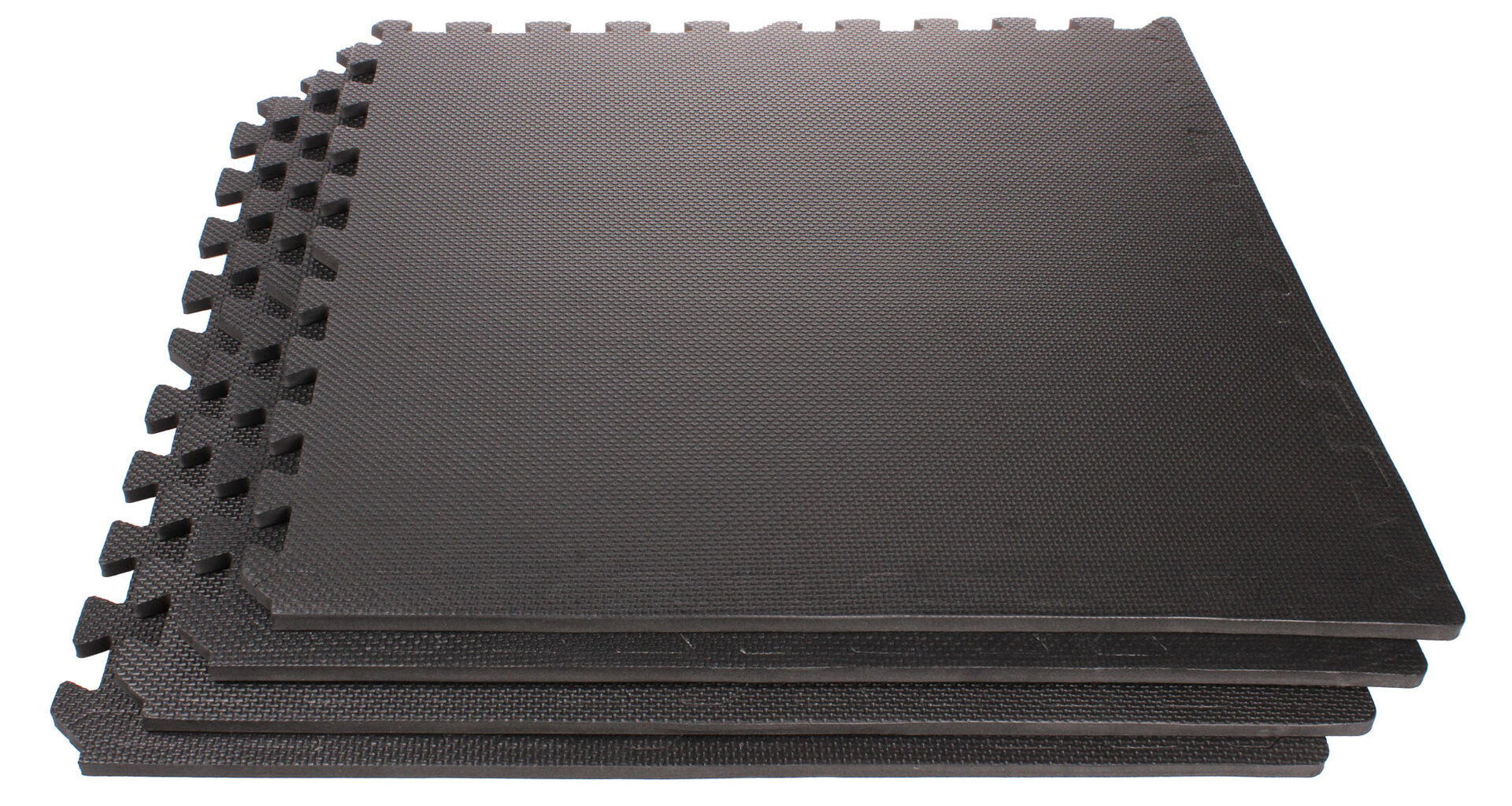 Merco fitness podložka 60x60x1cm čierna 4 ks