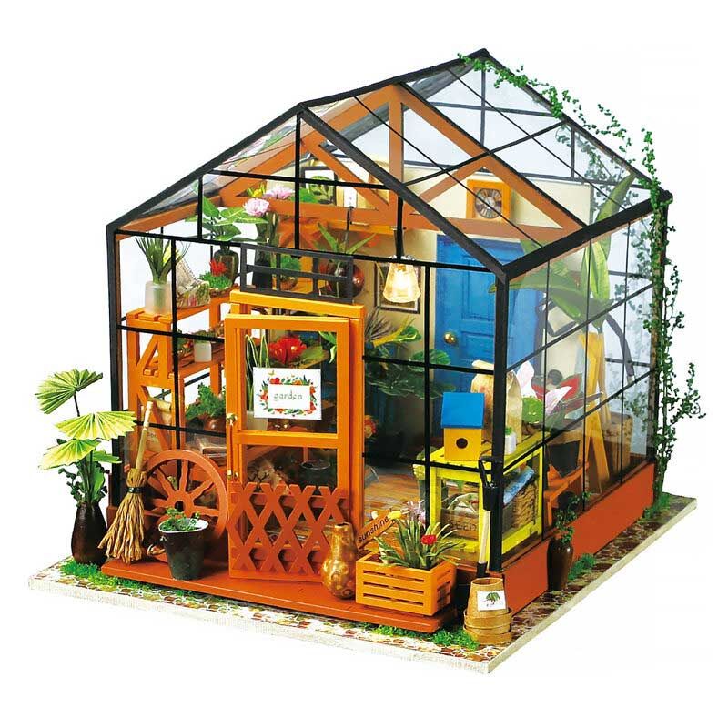 Robotime miniatúra domčeka Skleník