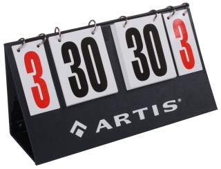 Artis ukazovateľ skóre 0-30 bodov 0-3 setov