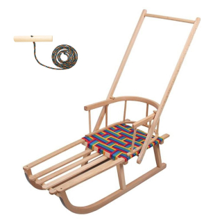 Bayo drevené sánky s rukoväťou 21890